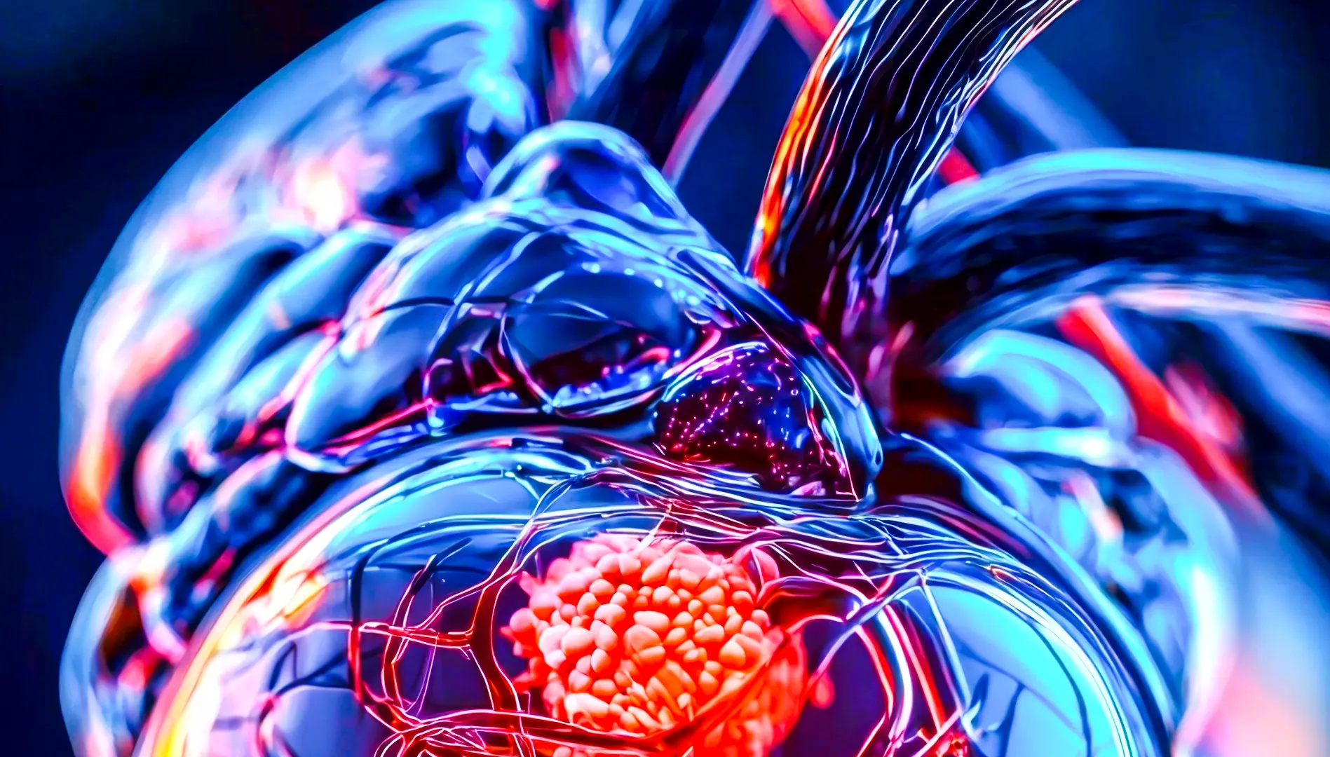 Futuristic illustration of a human body exposed to intense cold, symbolizing cryotherapy treatment for pain relief – Chronic Health Wisdom